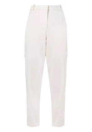 Fabiana Filippi cropped cotton straight-leg pants - Grey