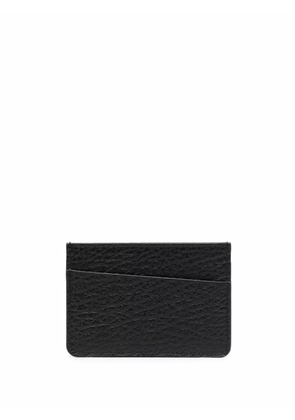 Maison Margiela four-stitch leather card holder - Black