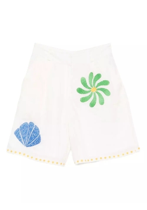 Cala de la Cruz Sia Bermuda shorts - White