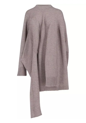 Niccolò Pasqualetti asymmetric sweater - Brown