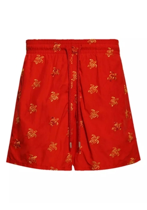 Vilebrequin Turtle-print swim shorts - Red