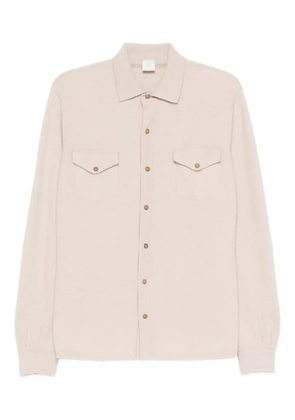 Eleventy button-fastening pocket shirt - Neutrals