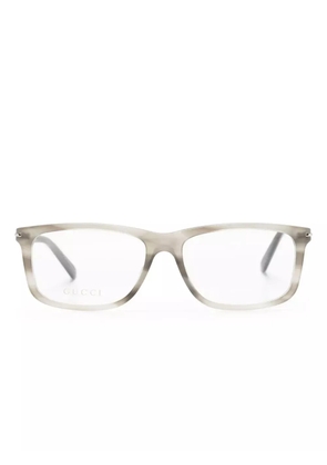 Gucci Eyewear GG1447O tortoiseshell-effect rectangle-frame glasses - Neutrals