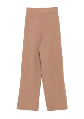 Fabiana Filippi high-waisted wool trousers - Brown