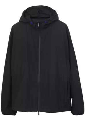 Burberry EKD-embroidered hooded lightweight jacket - Black