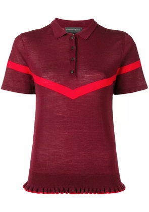 Cashmere In Love Jean knitted polo shirt - Red