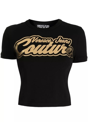Versace Jeans Couture logo-print T-shirt - Black