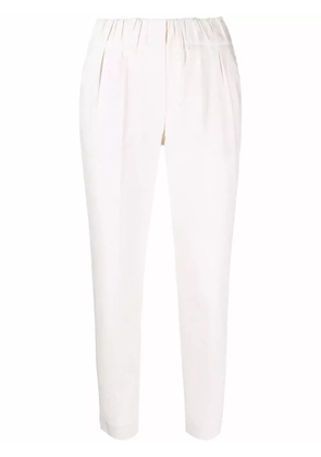Brunello Cucinelli high-waisted cropped trousers - Neutrals