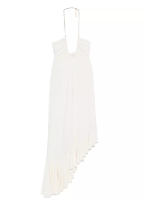 Amen chain-detail gown - Neutrals