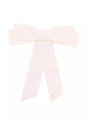 Parlor bow-detail hair clip - Pink