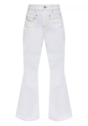 GANNI flared jeans - White