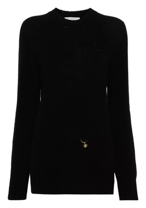 Philosophy Di Lorenzo Serafini piercing-detail jumper - Black