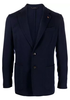 Colombo single-breasted wool blazer - Blue