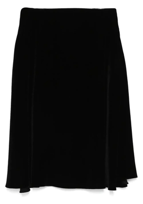 STYLAND velvet midi skirt - Black