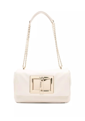 Love Moschino logo-debossed shoulder bag - Neutrals