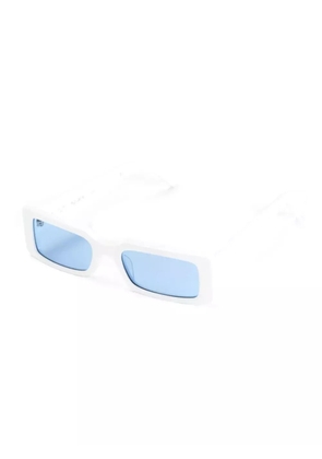 Kador Pin-Up rectangle-frame sunglasses - White