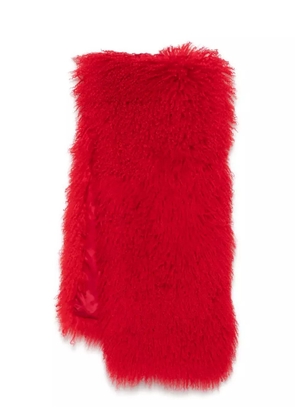 Manokhi faux-sur scarf - Red