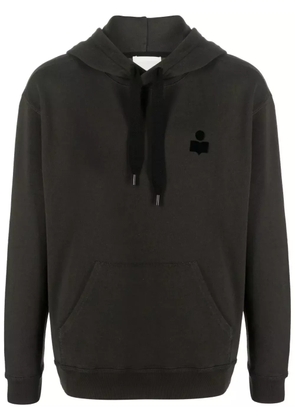 MARANT Matte logo-appliqué sweatshirt - Black