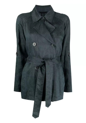 Fay lobster-claw double-breasted coat - Blue