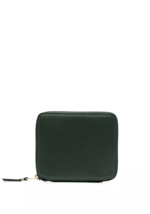 Comme Des Garçons Wallet foil-logo zip-around wallet - Green