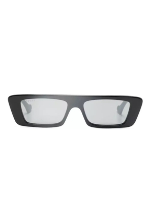 Gucci Eyewear rectangular-frame tinted sunglasses - Black