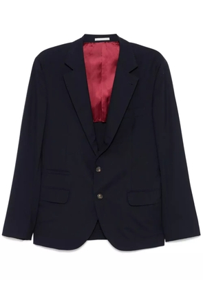 Brunello Cucinelli single-breasted blazer - Blue