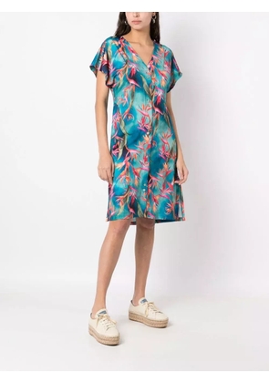 Lygia & Nanny Artemis v-neck dress - Blue