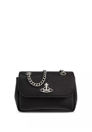 Vivienne Westwood Orb-plaque shoulder bag - Black