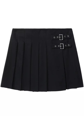 We11done pleated midi skirt - Blue