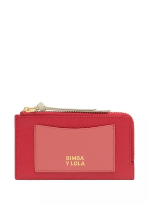 Bimba y Lola zip-fastening panelled purse - Red