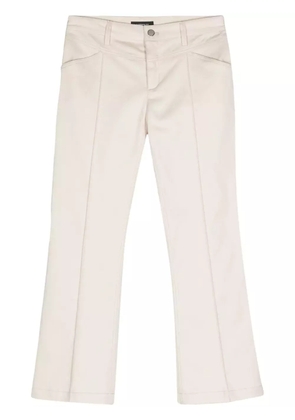 Barbara Bui cropped flared trousers - Neutrals