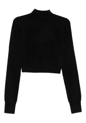 Sportmax high-neck sweatshirt - Black