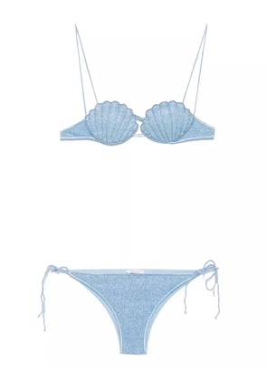 Oséree Lumière Shell bikini set - Blue