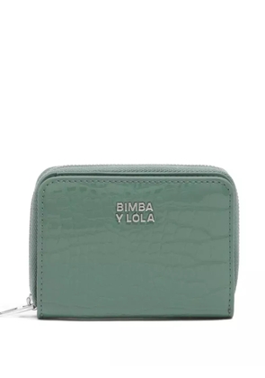 Bimba y Lola crocodile-effect zip-around wallet - Green