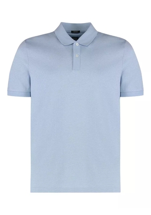 BOSS Parlay textured polo shirt - Blue