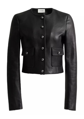St. John button leather jacket - Black