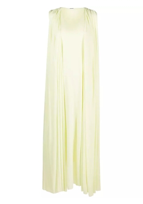 Jil Sander draped maxi dress - Green