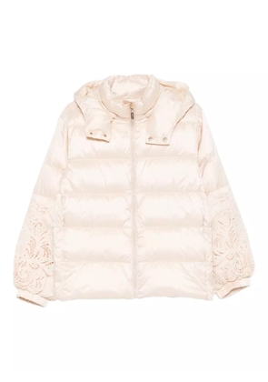 TWINSET hooded puffer jacket - Neutrals