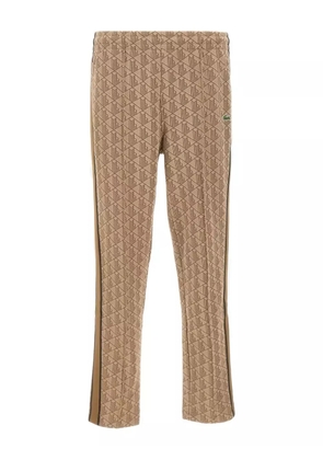 Lacoste monogram trousers - Brown