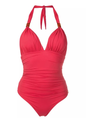 Brigitte halterneck one-piece swimsuit - Red