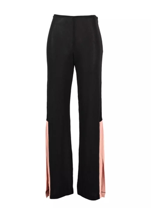 Basile Vintage Pre-Owned flared trousers - Black