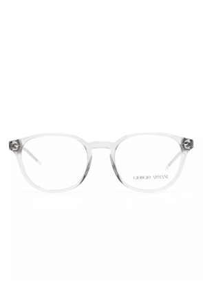 Giorgio Armani round-frame glasses - Grey