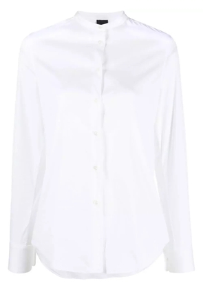 ASPESI collarless button-up shirt - White
