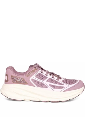 HOKA Clifton One9 lace-up mesh sneakers - Pink
