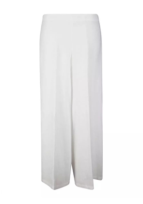Stefano Mortari linen palazzo trousers - White