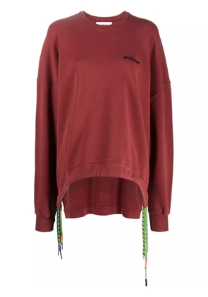 AMBUSH multi-cord logo sweatshirt - Red