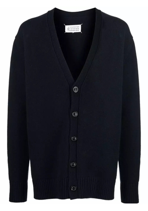 Maison Margiela oversized knit cardigan - Blue