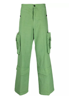 Winnie NY layered cotton cargo trousers - Green