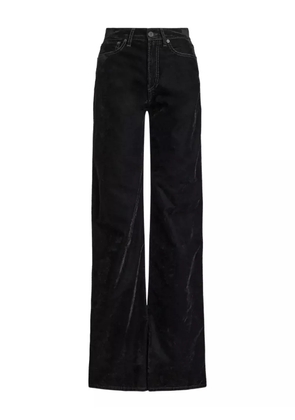 Ralph Lauren Collection velvet wide-leg jeans - Black
