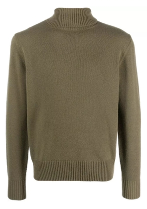 Herno roll-neck wool knit jumper - Green